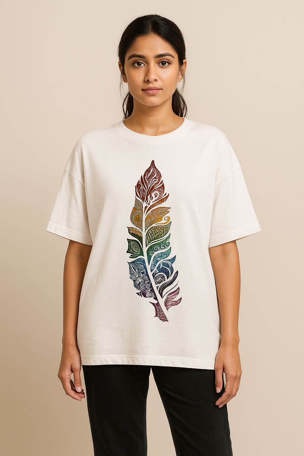 Mystic Feather Tee for girls