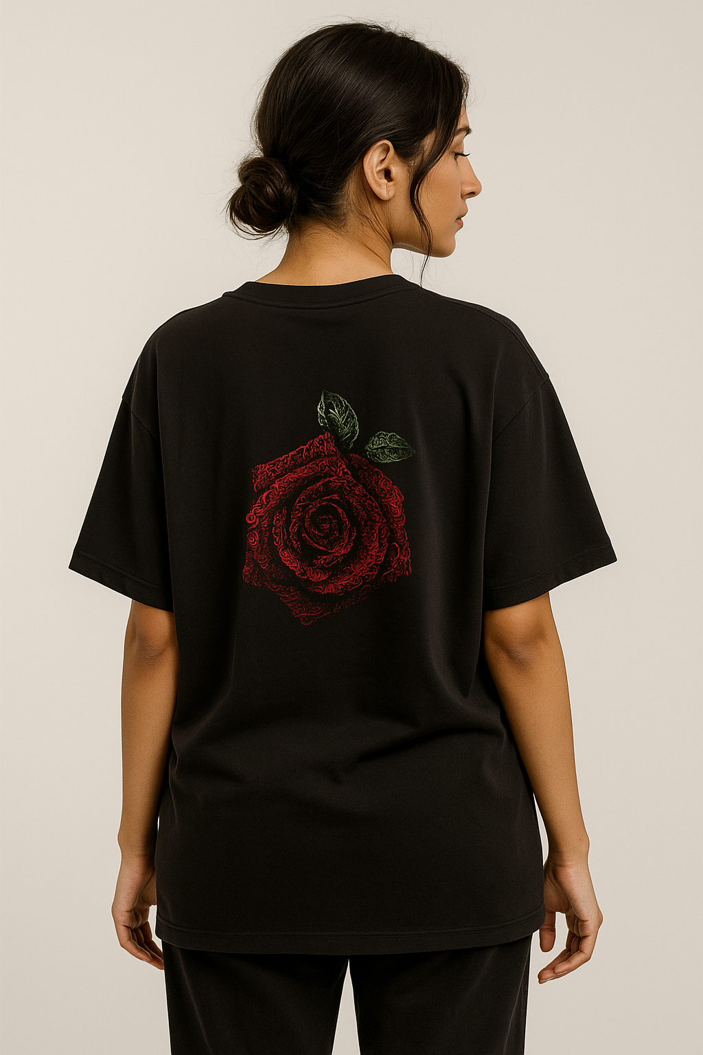 Whimsical Bloom printed shirt for Girls