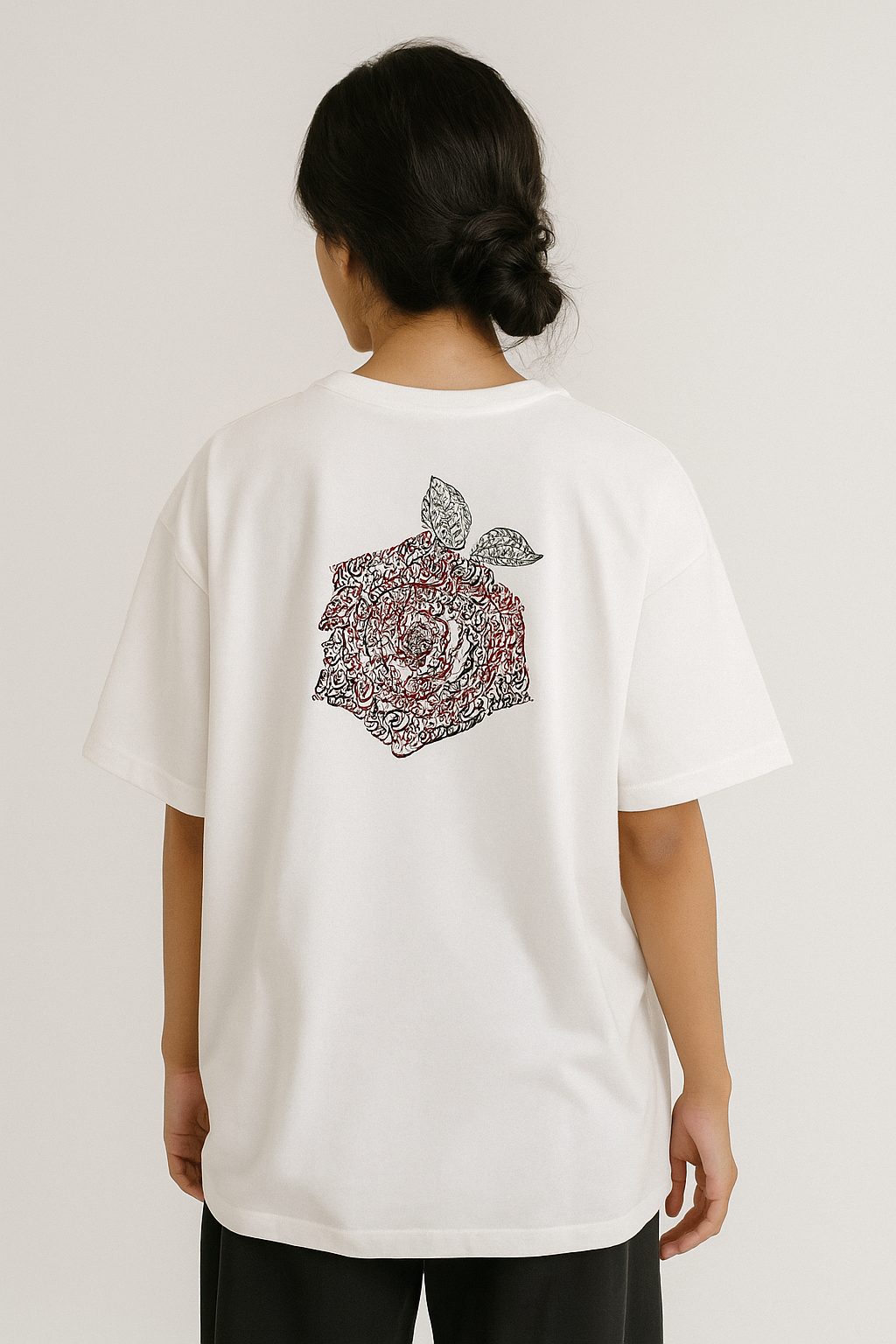 Whimsical Bloom printed shirt for Girls