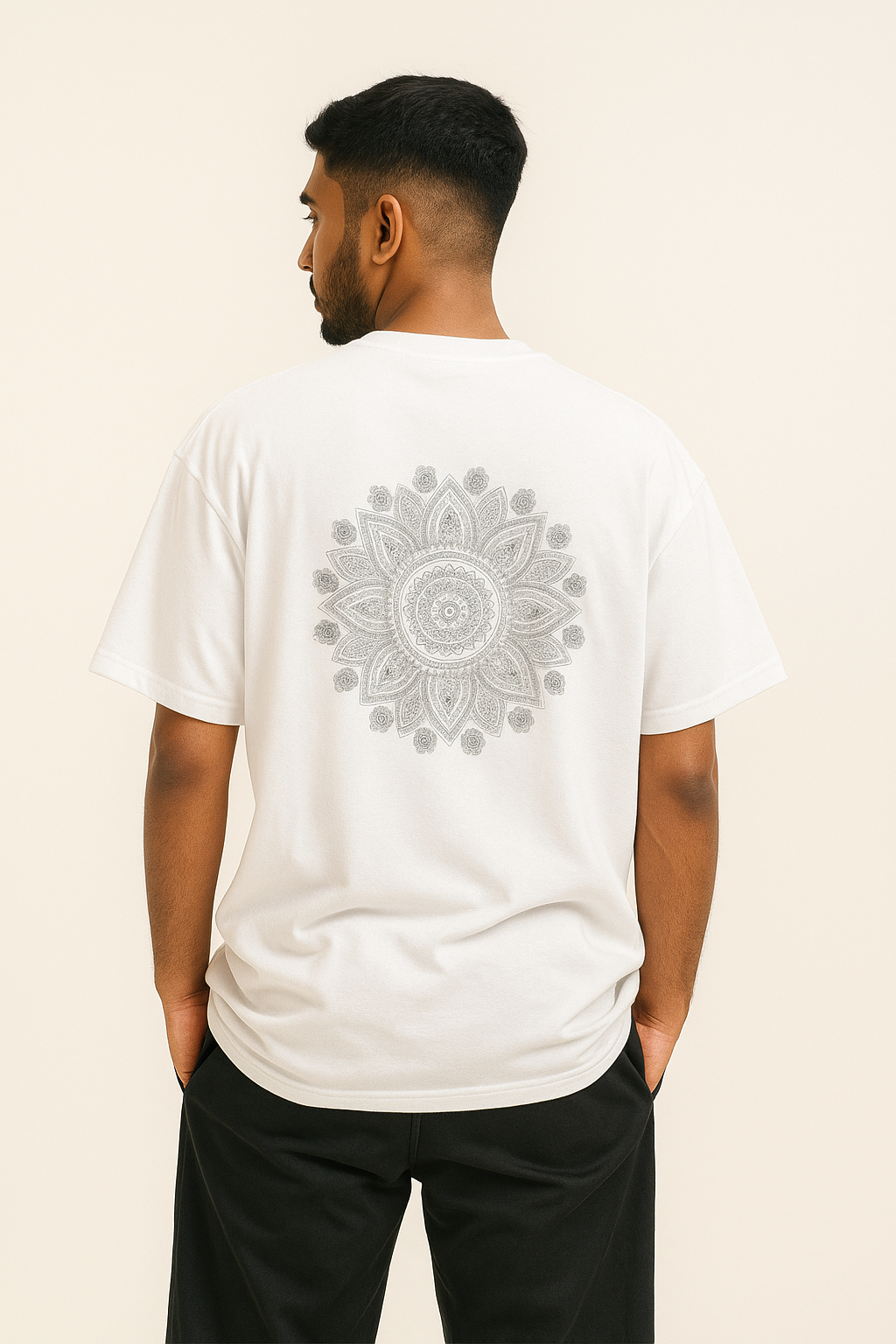 Black Lotus printed shirt for Boys