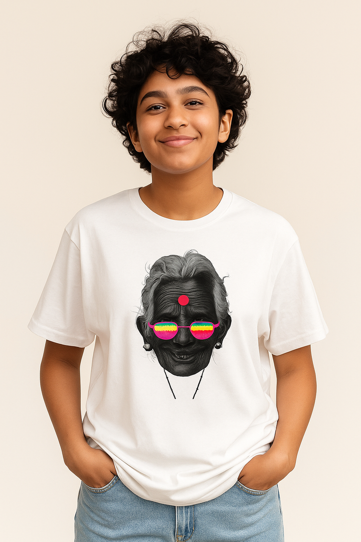 Vibrant Wisdom printed shirt for girls