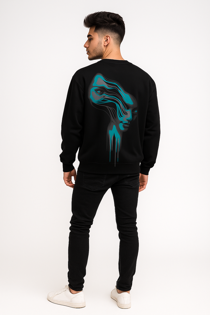 Neon Drip Crewneck Sweatshirt